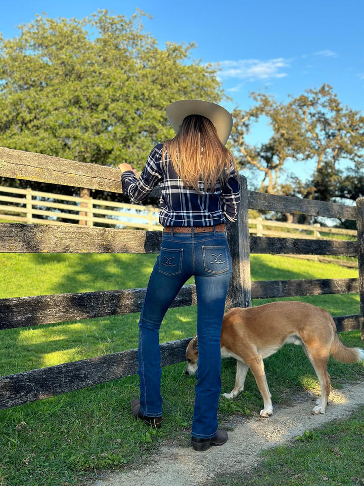 Equestrian Bootcut Jeans