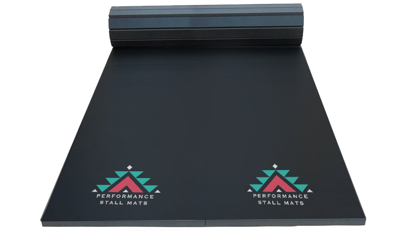 Portable Stall Mat Kit -Black -6x9