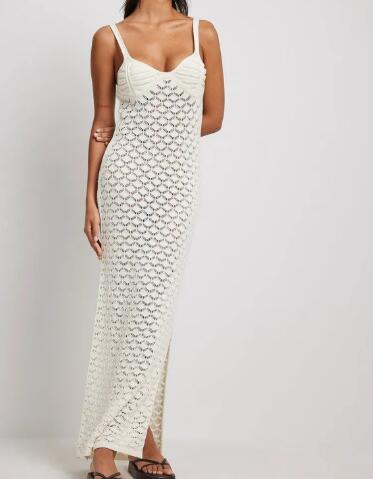 Off The Ranch Crochet Knitted Maxi Cover Up Miss Sparkling