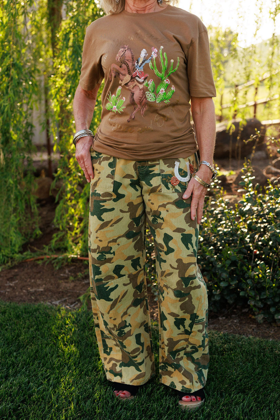 Wild Rose Camo Jeans Rodeo Quincy