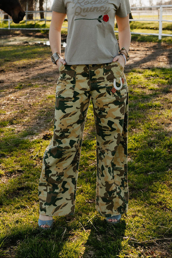 Wild Rose Camo Jeans Rodeo Quincy