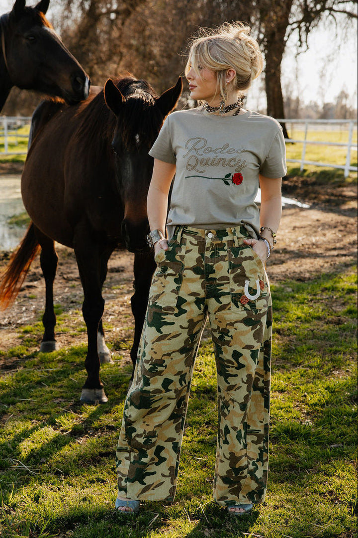 Wild Rose Camo Jeans Rodeo Quincy