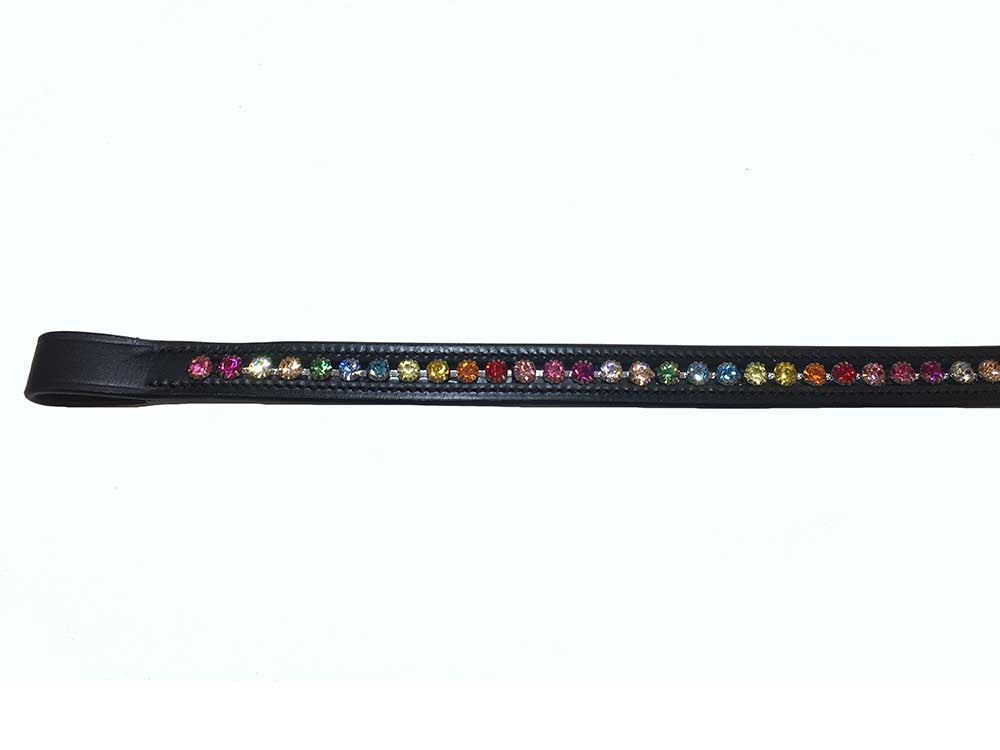 Rainbow Chain Browband Grewal Equestrian