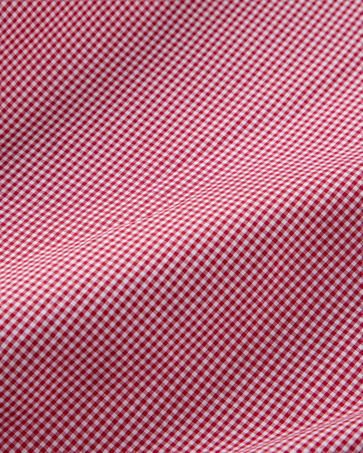 Red Check Pima Cotton Men’s Pearl Snap Shirt