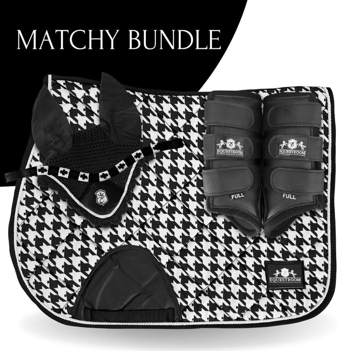 B&W - Herringbone Saddle Pad Set