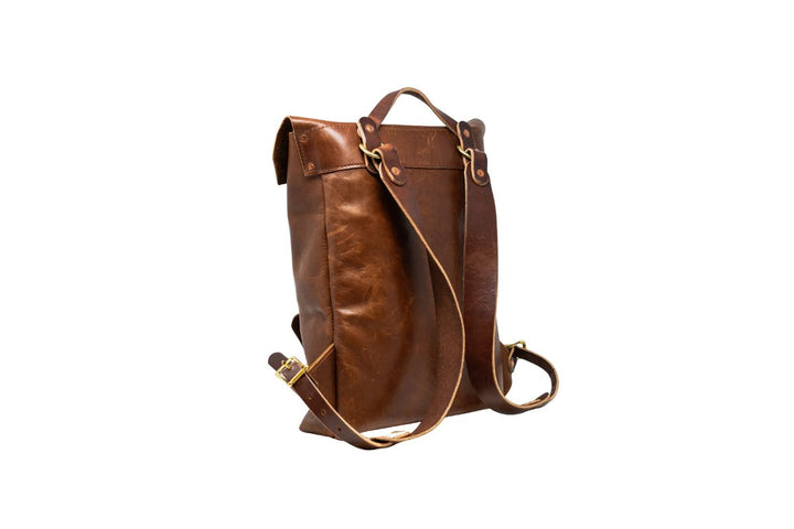 Urban Rucksack Backpack - Full-Grain Leather