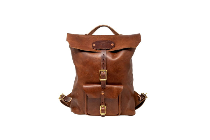 Urban Rucksack Backpack - Full-Grain Leather