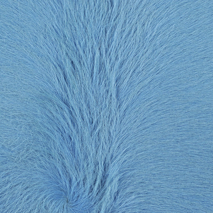 Sea Blue Dyed Cowhide Rug