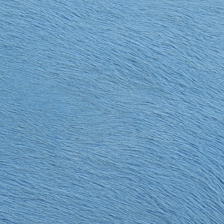 Sea Blue Dyed Cowhide Rug