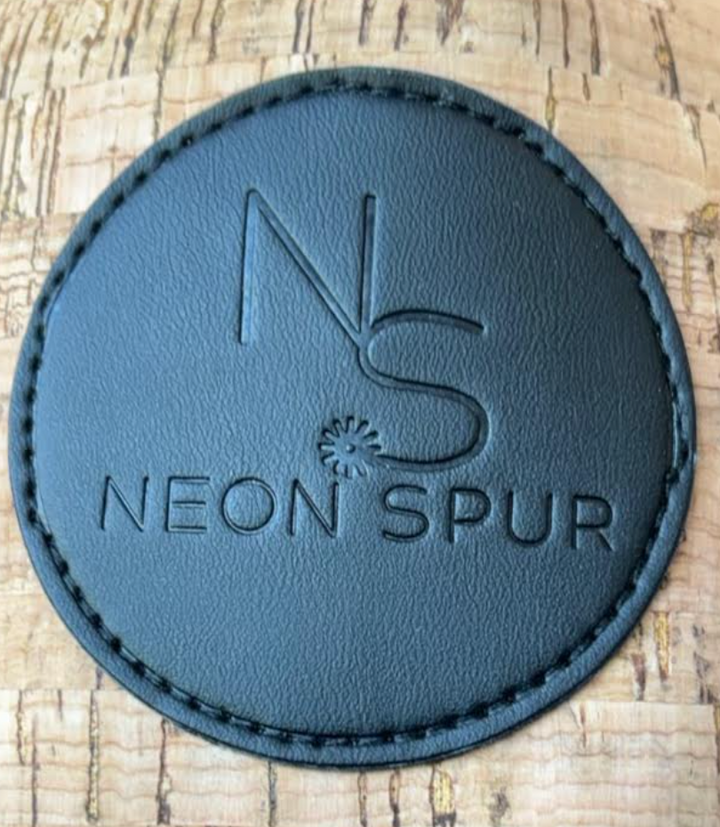 Neon Spur Emblem Patch Cork Trucker Hat
