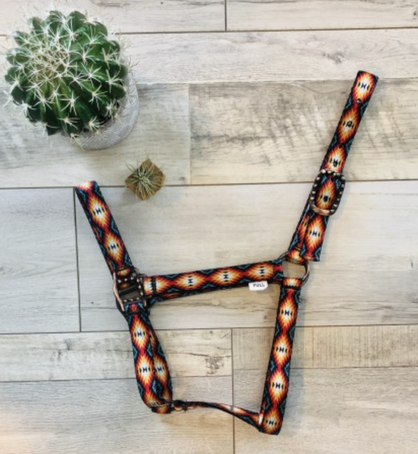 Sunset Aztec Nylon Horse Halter