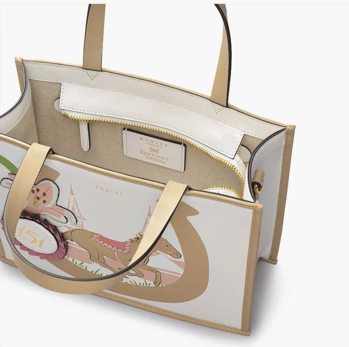 Radley London Kentucky Derby Small Open Top Satchel Bag