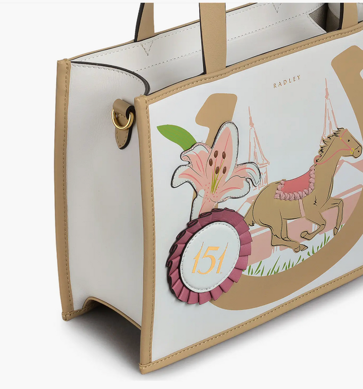 Radley London Kentucky Derby Small Open Top Satchel Bag
