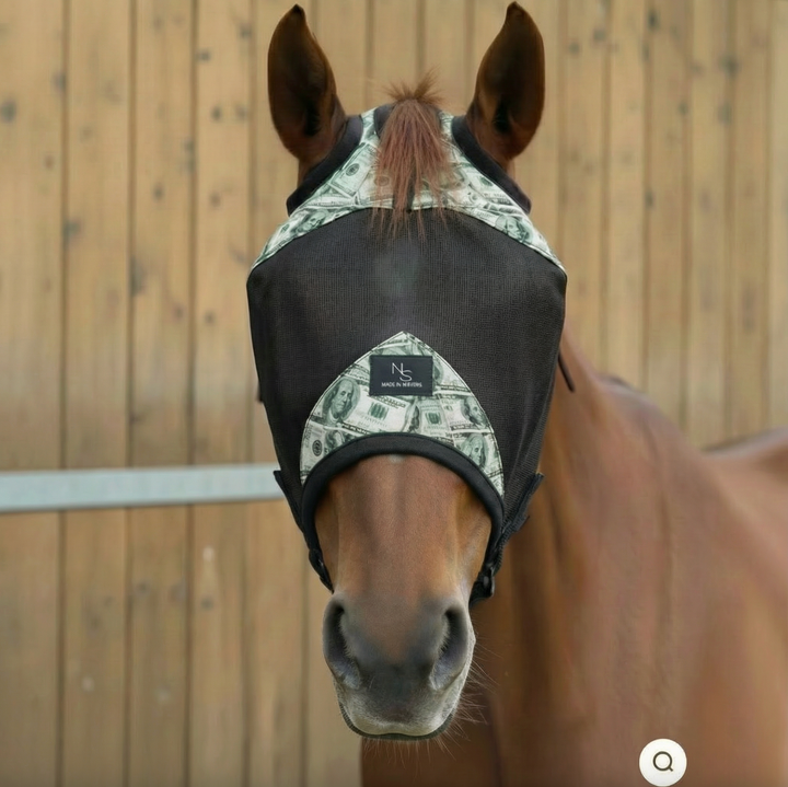 Entry Fees Fly Mask -Black