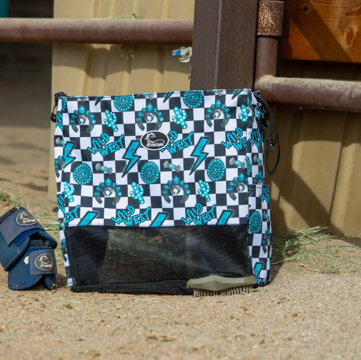 Turquoise Glass Everything Equine Bag