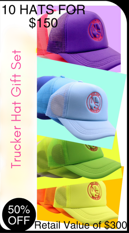 A Rodeo of Color Logo Trucker Hat Gift Set - All 10 Colors