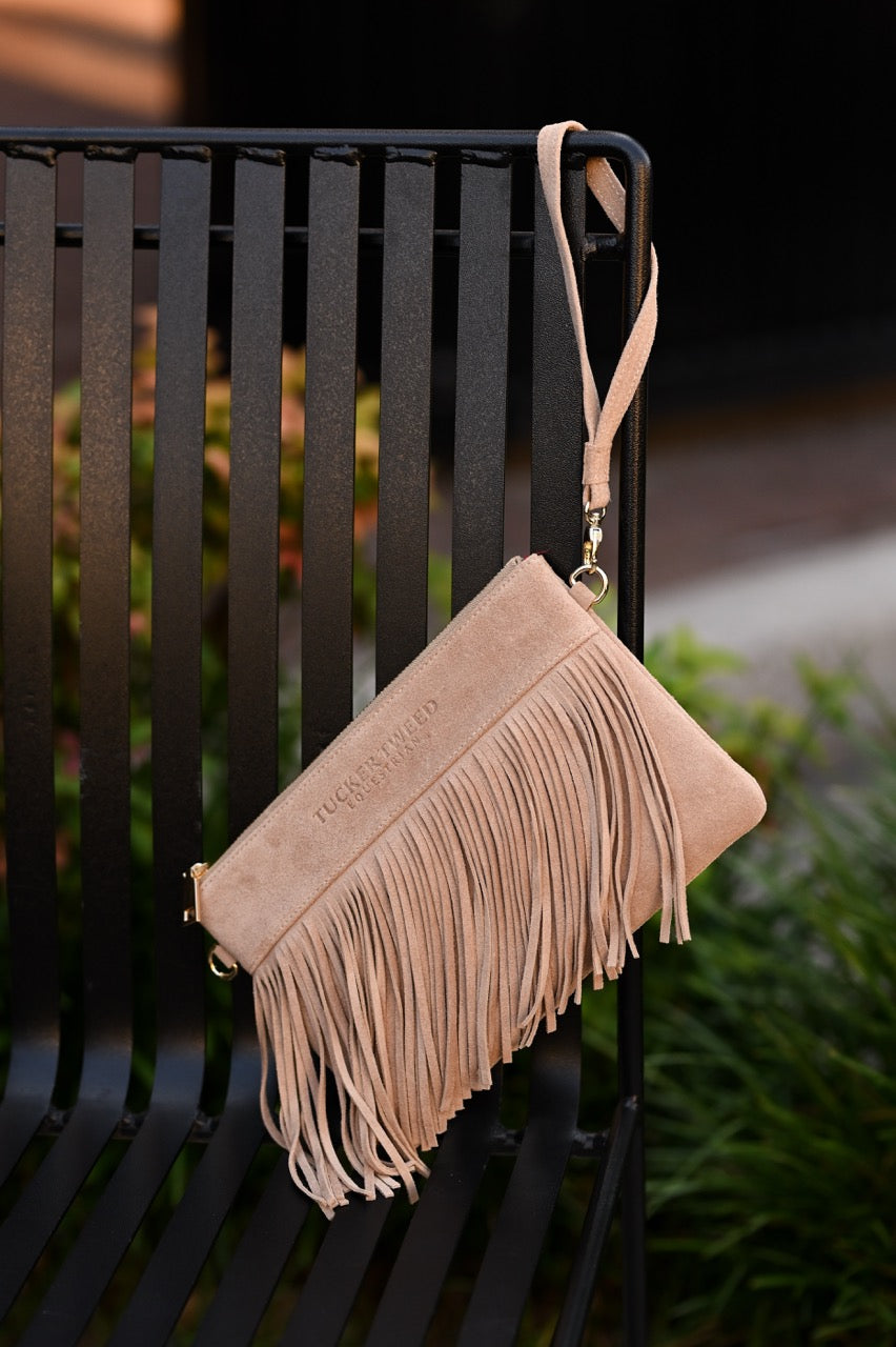 XL Wellington Wristlet Summer Fringe | Limited Edition Tucker Tweed Equestrian