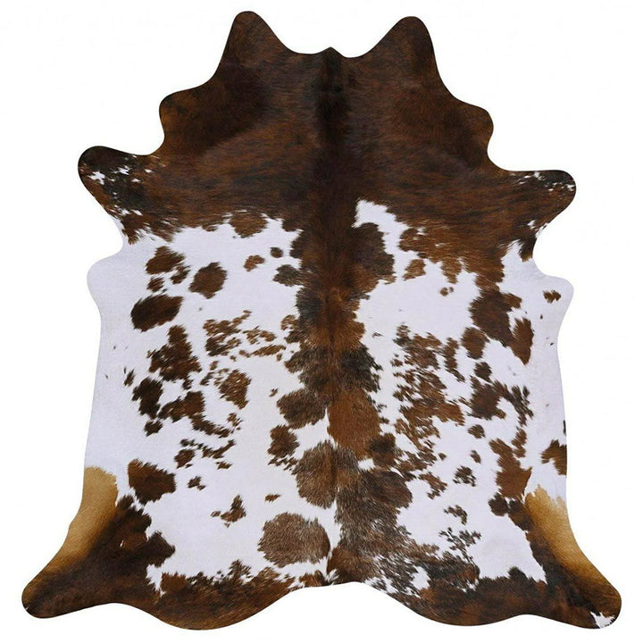 Tricolor Brazilian Cowhide Rug: Large