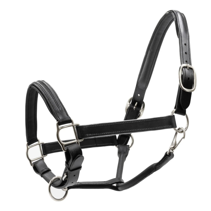Triple-Stitched Leather Halter