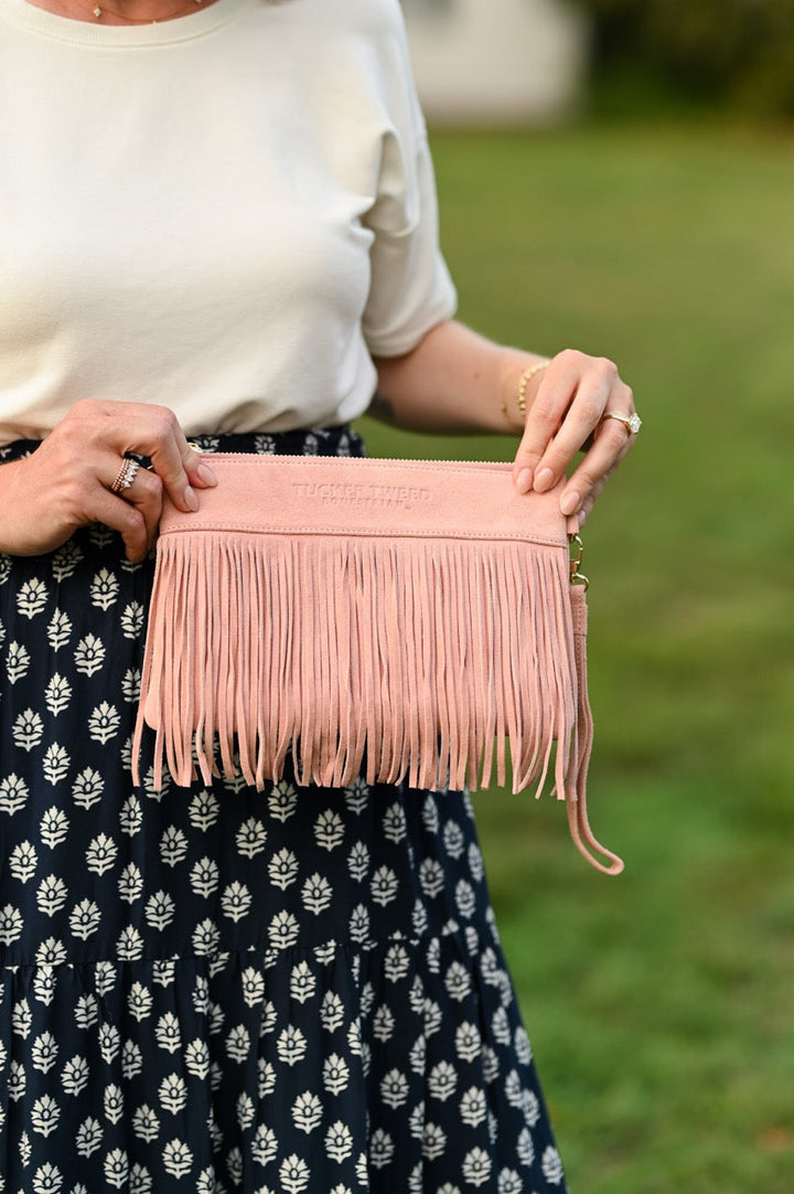 XL Wellington Wristlet Summer Fringe | Limited Edition Tucker Tweed Equestrian
