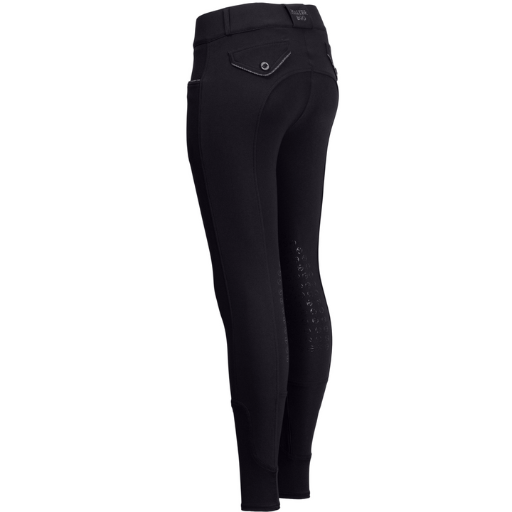 Halter Ego Evolution Knee Patch Breeches - Black + Anthracite