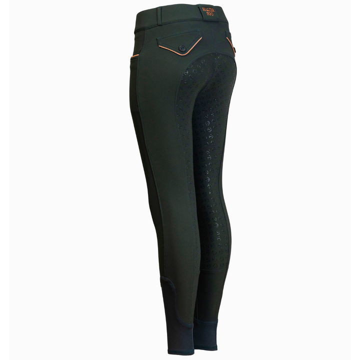 Halter Ego Evolution Full Seat Breeches - Spruce & Rose Gold
