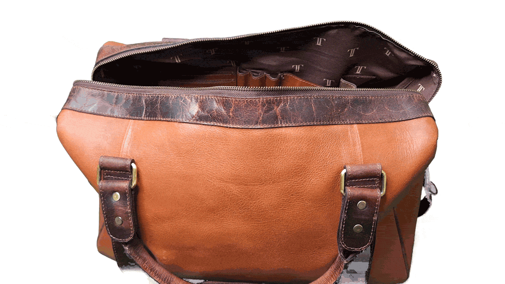 Totare Vernazza Leather Overnight Bag