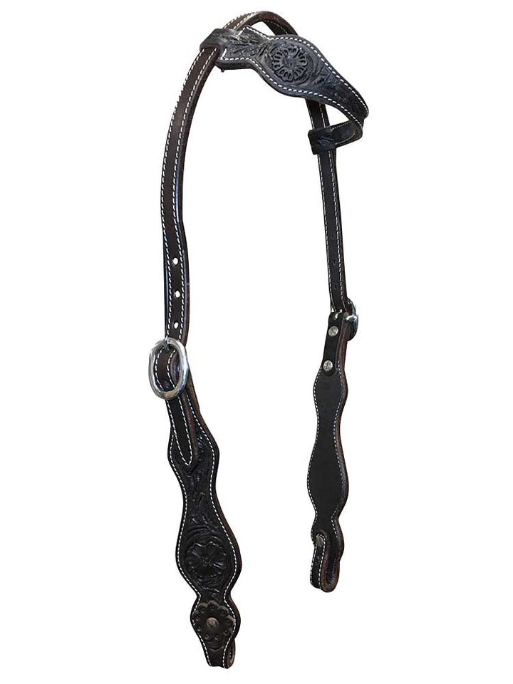 Tifton One Ear Leather Headstall