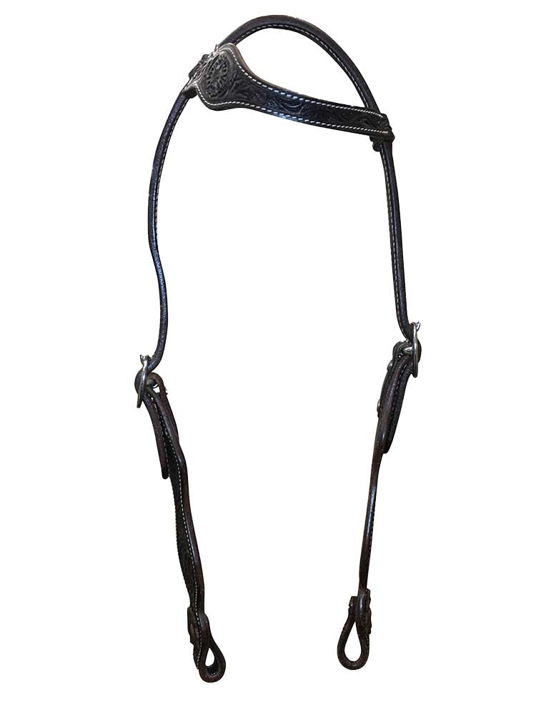Tifton One Ear Leather Headstall