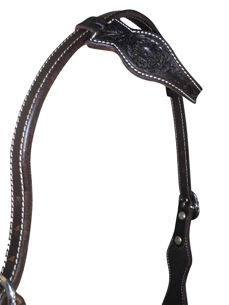 Tifton One Ear Leather Headstall