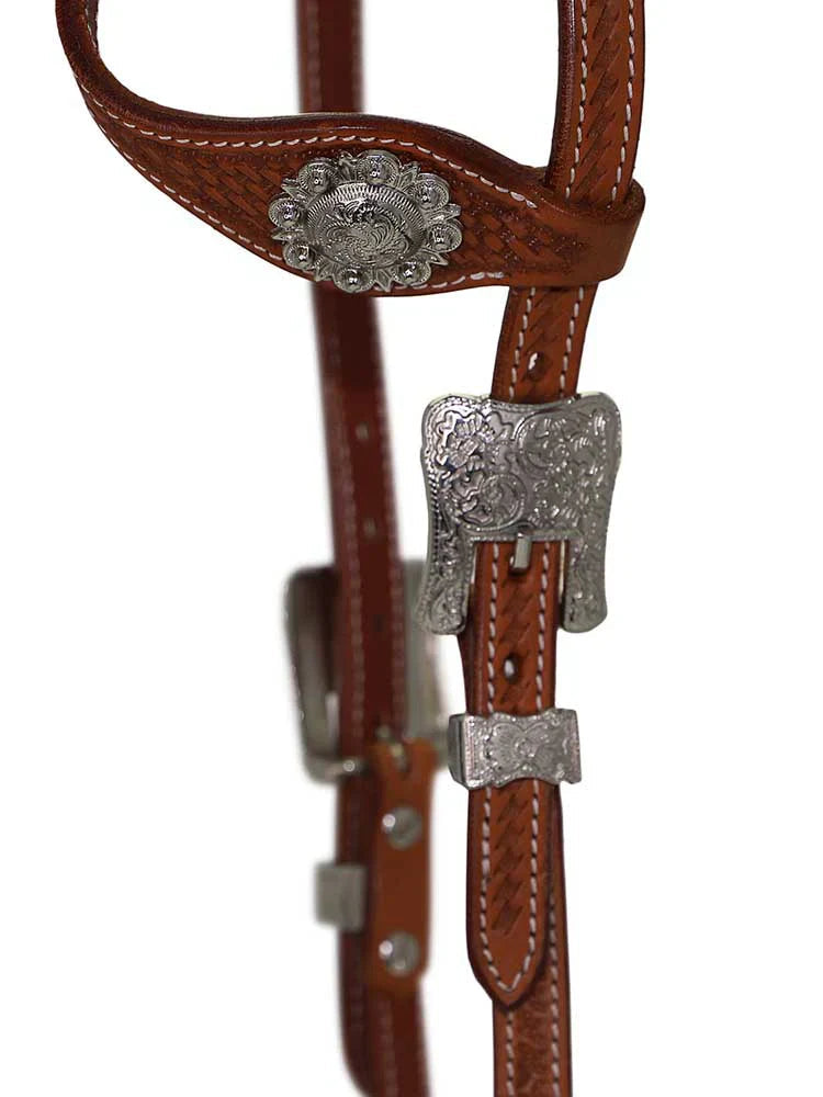 Millsboro One Ear Natural Chestnut Headstall Grewal Equestrian