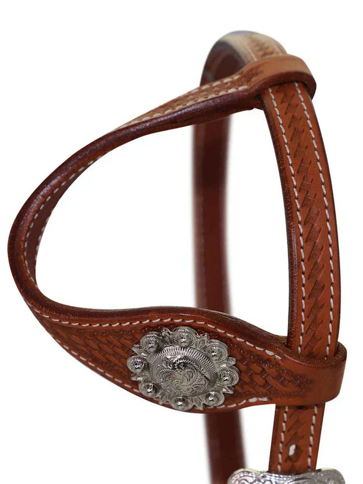 Millsboro One Ear Natural Chestnut Headstall Grewal Equestrian