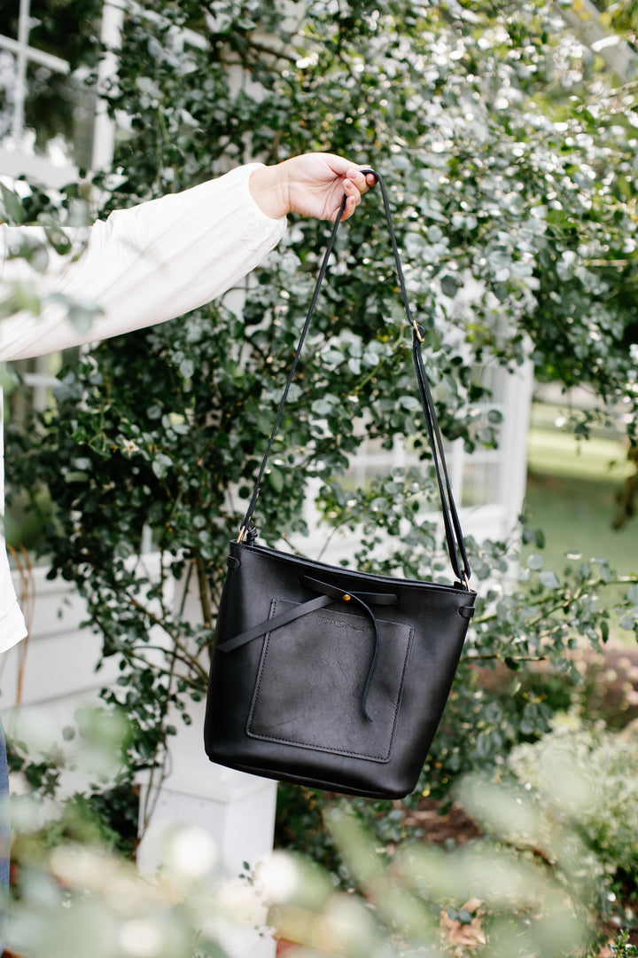 The Lexington Bow Leather Handbag
