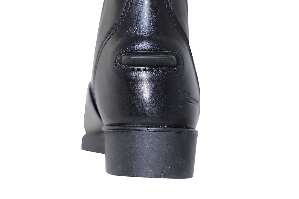 Zip-Up Leather Paddock Boots