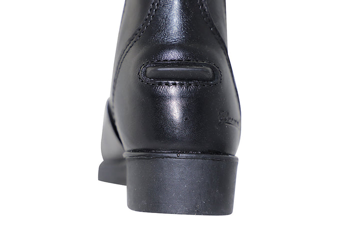 Zip-Up Leather Paddock Boots