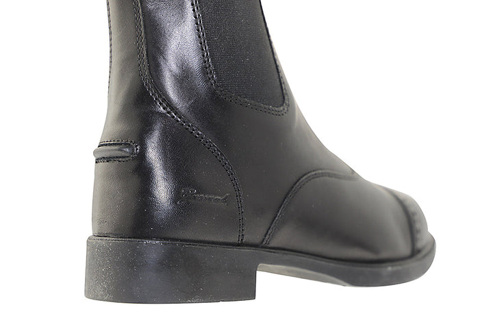 Zip-Up Leather Paddock Boots