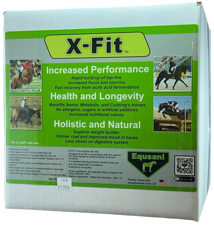 X-Fit – Bioavailable Free Fatty Acid Feed Concentrate for Horses