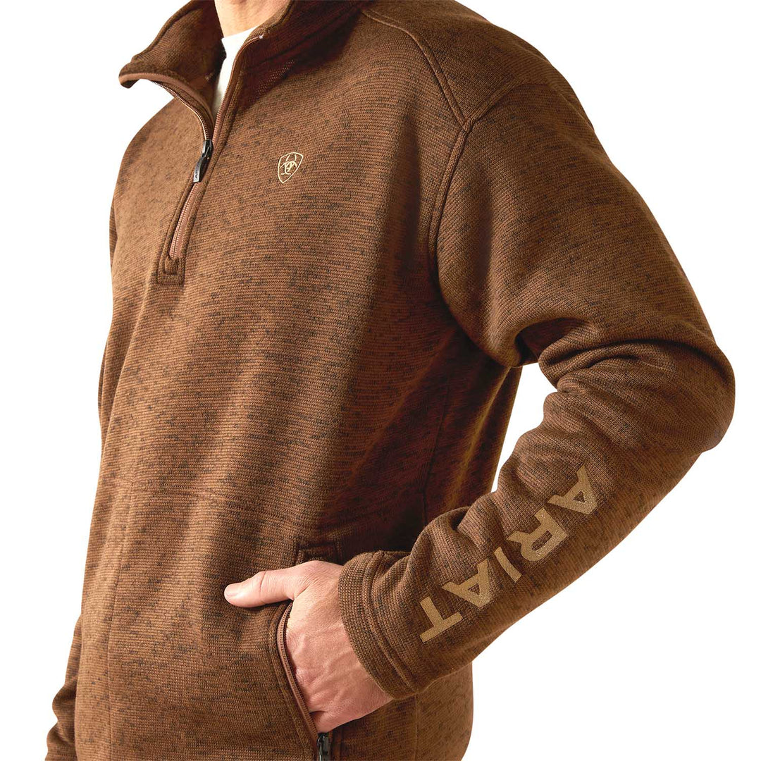 Ariat Mens Caldwell 1/4 Zip Pullover Sweater Ariat