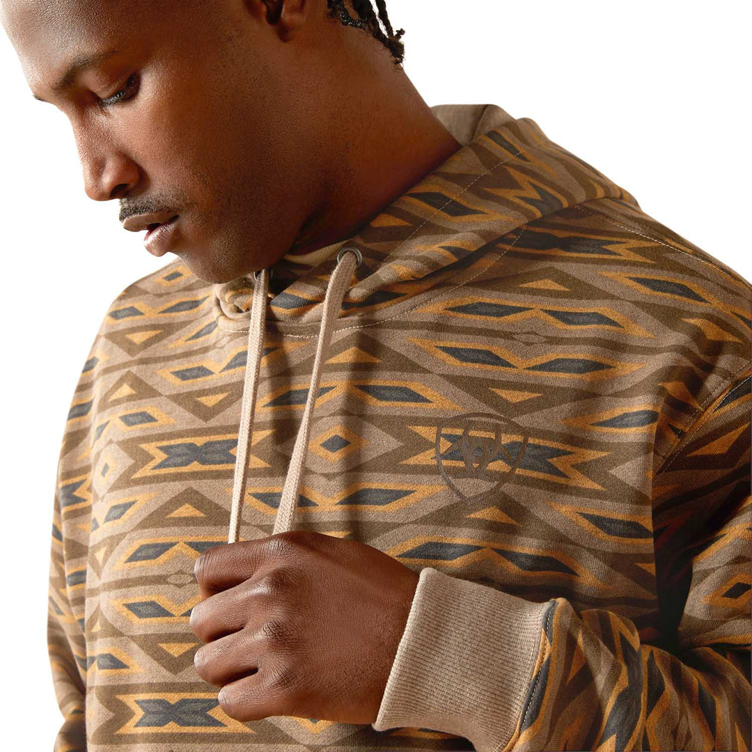 Ariat Mens Print Hoodie Jeffers