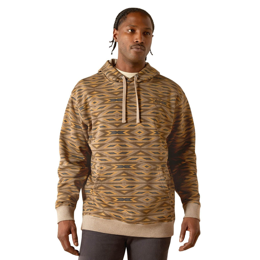 Ariat Mens Print Hoodie Jeffers