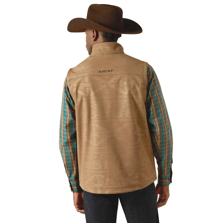 Ariat Mens "Vernon" Softshell Vest – Wind-Resistant Stretch Outdoor Vest Jeffers