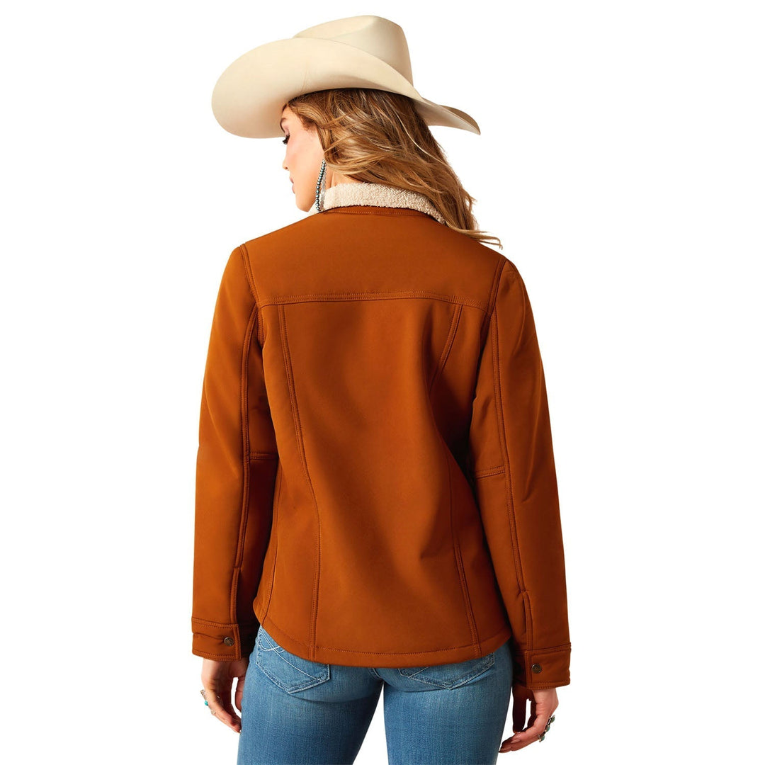 Ariat Womens Berber Back Softshell Jacket – Sherpa-Lined Trucker-Style Warm Layer Jeffers