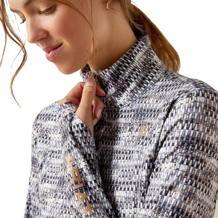 Ariat Women's Lowell 3.0 Long Sleeve 1/4 Zip Baselayer Shirt – Soft, Breathable, Performance Riding Top