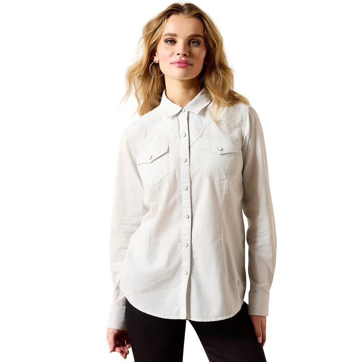 Ariat Women's Stella Western Snap Shirt – Long Sleeve Cowgirl Classic