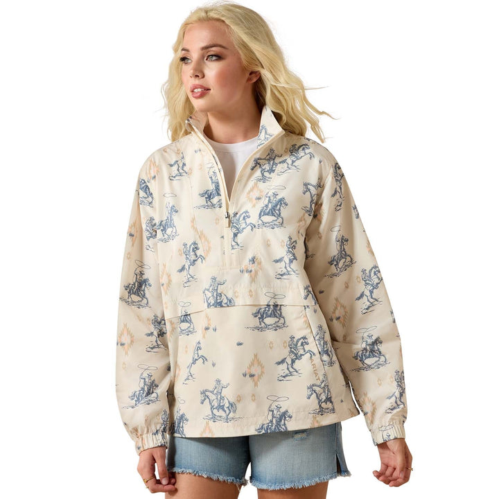 Ariat Women's Whisper Pullover Jacket – Lightweight Water-Repellent Windbreaker Ariat