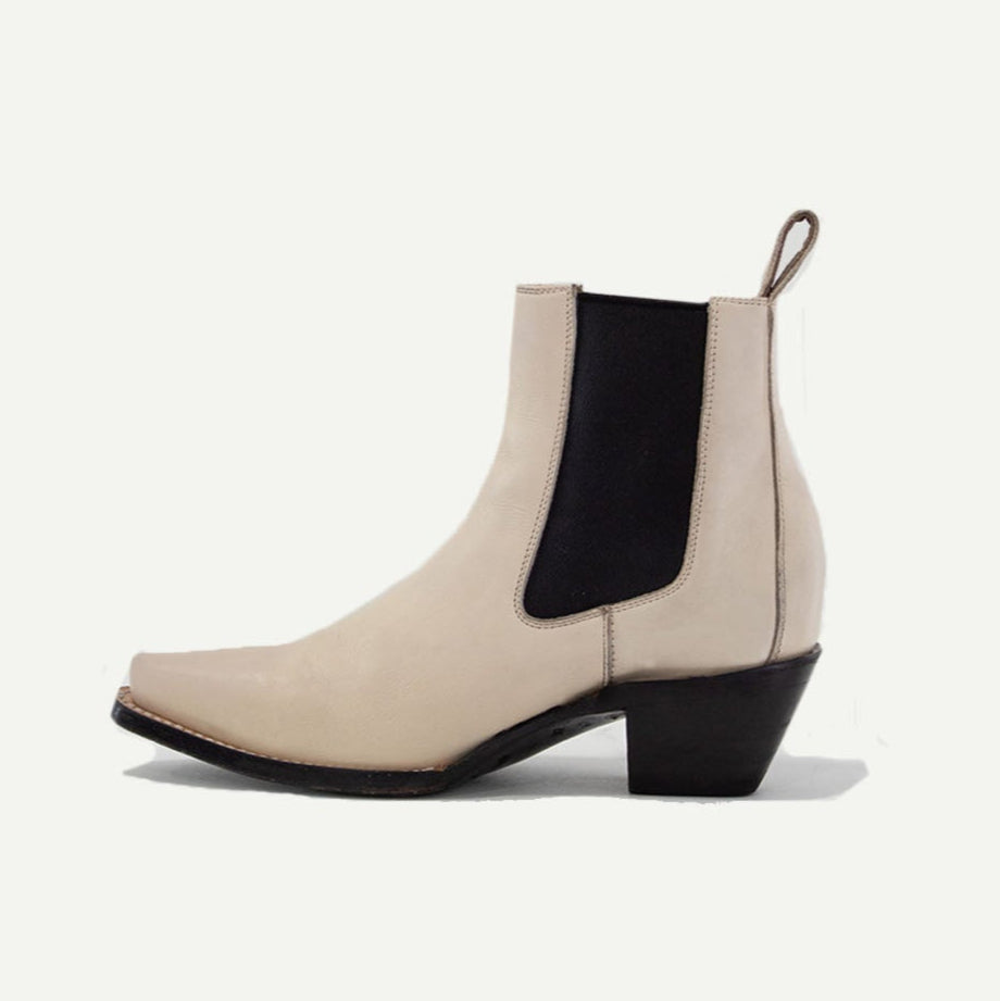 The Sandra Boot in Bone