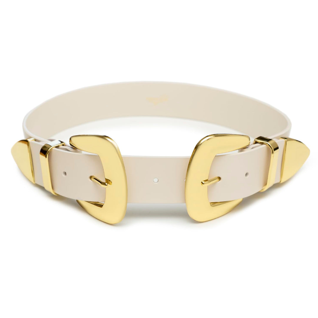 Double Buckle Western Waist Belt