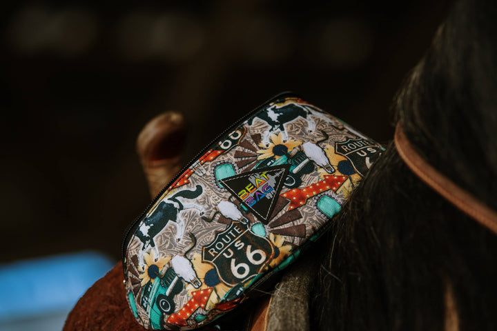Route 66 Beat Bag Saddle Pouch -with Bluetooth Speakers