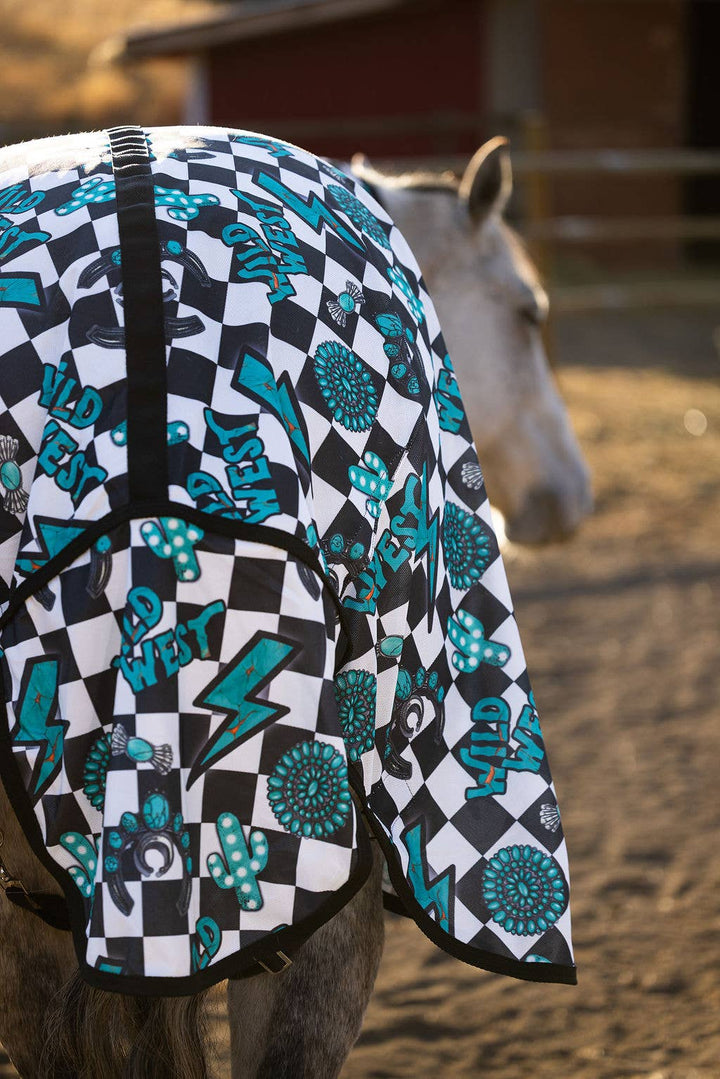 Turquoise Glass Fly Sheet