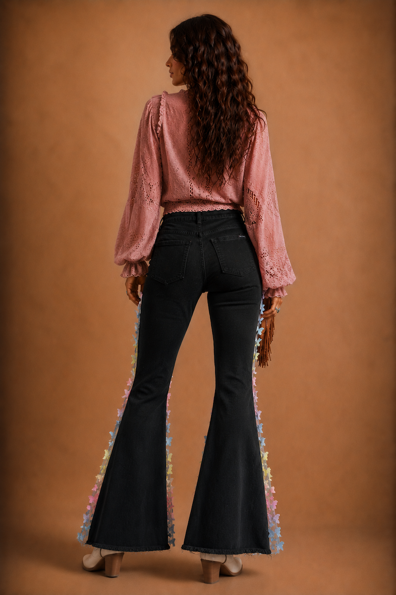 Mariposa Muse Flare Jeans GJG DENIM